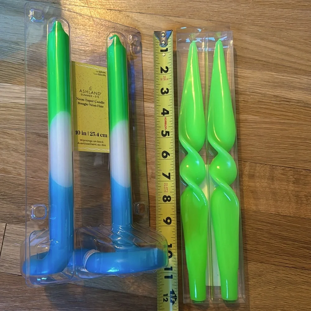 BRAND NEW Bundle of 2 - Ashland Neon Candles - Picture 7 of 8